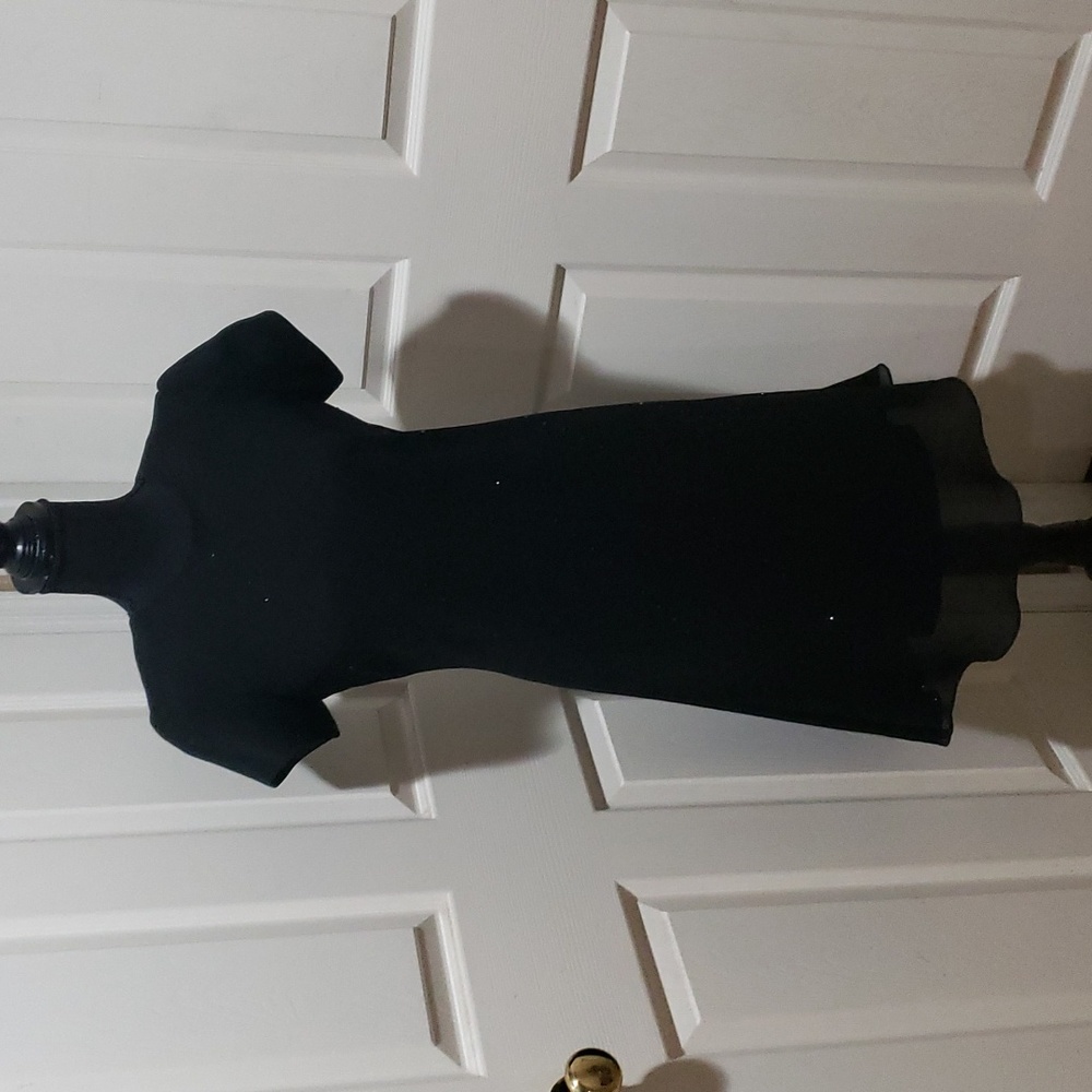 Black Rhinestone Dress